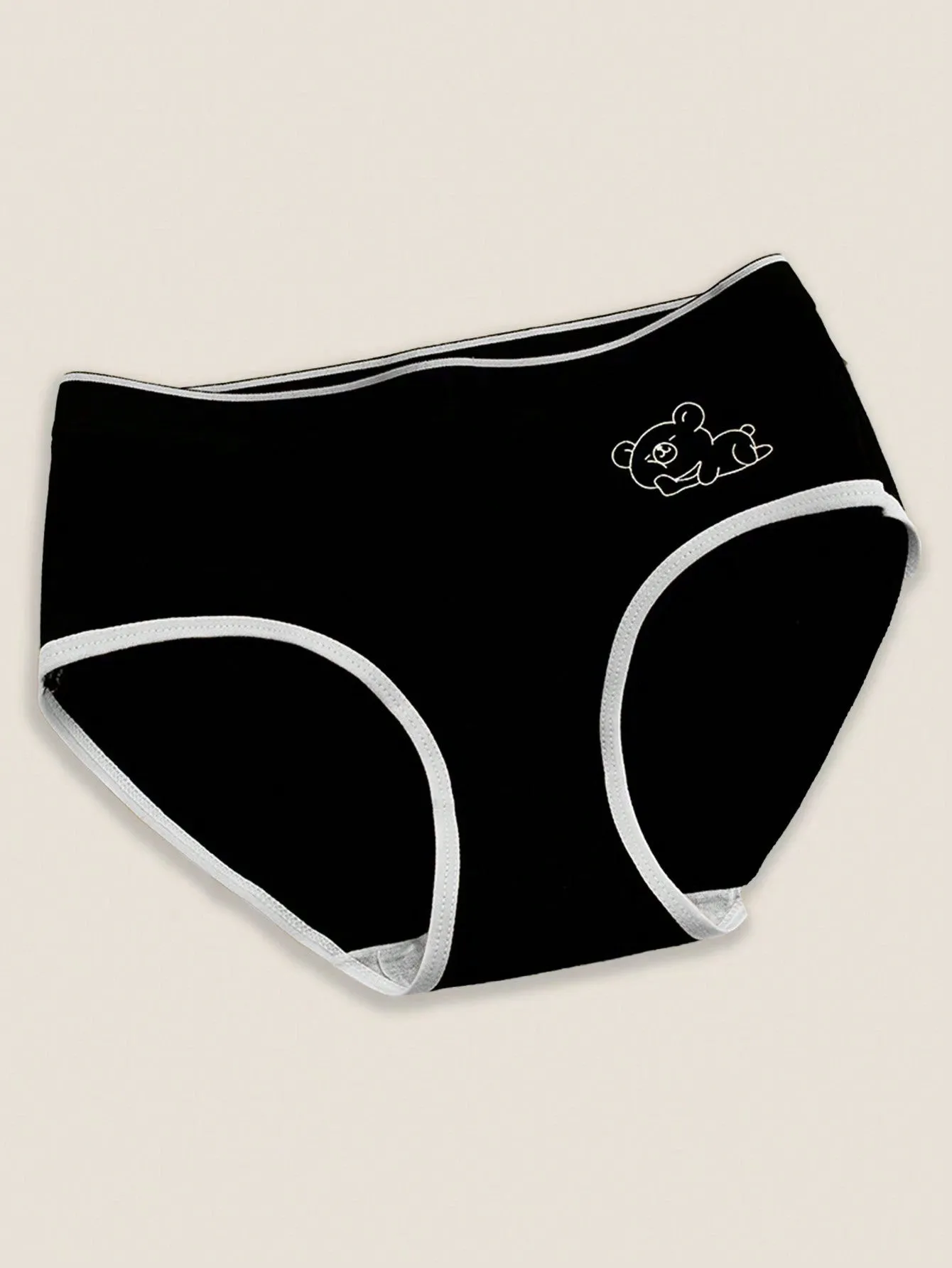 4-Pack Women Underwear Sexy Solid Color Briefs Girls Mid-Waist Comfortable Underwear Women Breathable Underwea