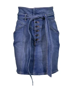 Aliana Notch Waist Short Skirt