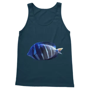 Blue Striped Fish Classic Adult Vest Top