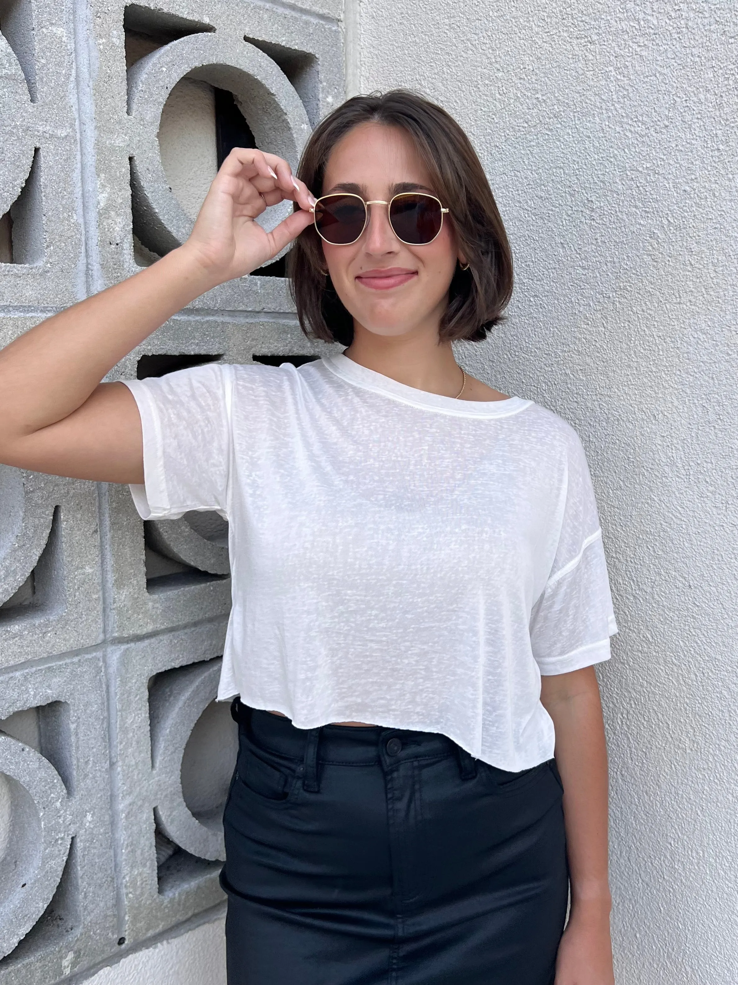 CASSIE T-SHIRT IN WHITE