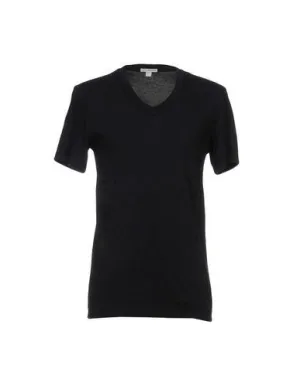 James Perse Man T-shirt Dark blue 2 Designer