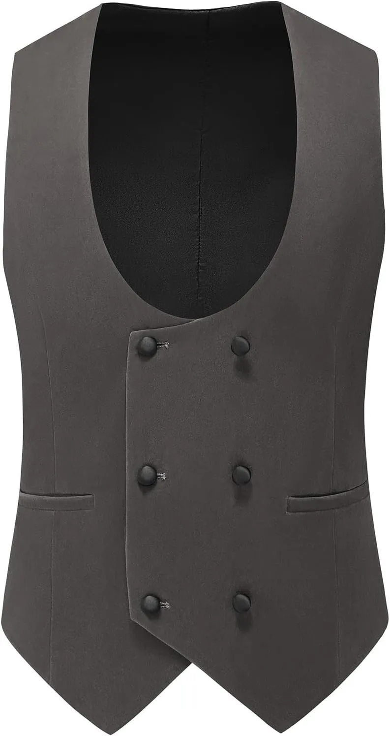 Mens Velvet 3 Piece Suits Slim Fit Peaked Lapel One Button Tuxedo Dinner Jacket Vest Pants Suit Set