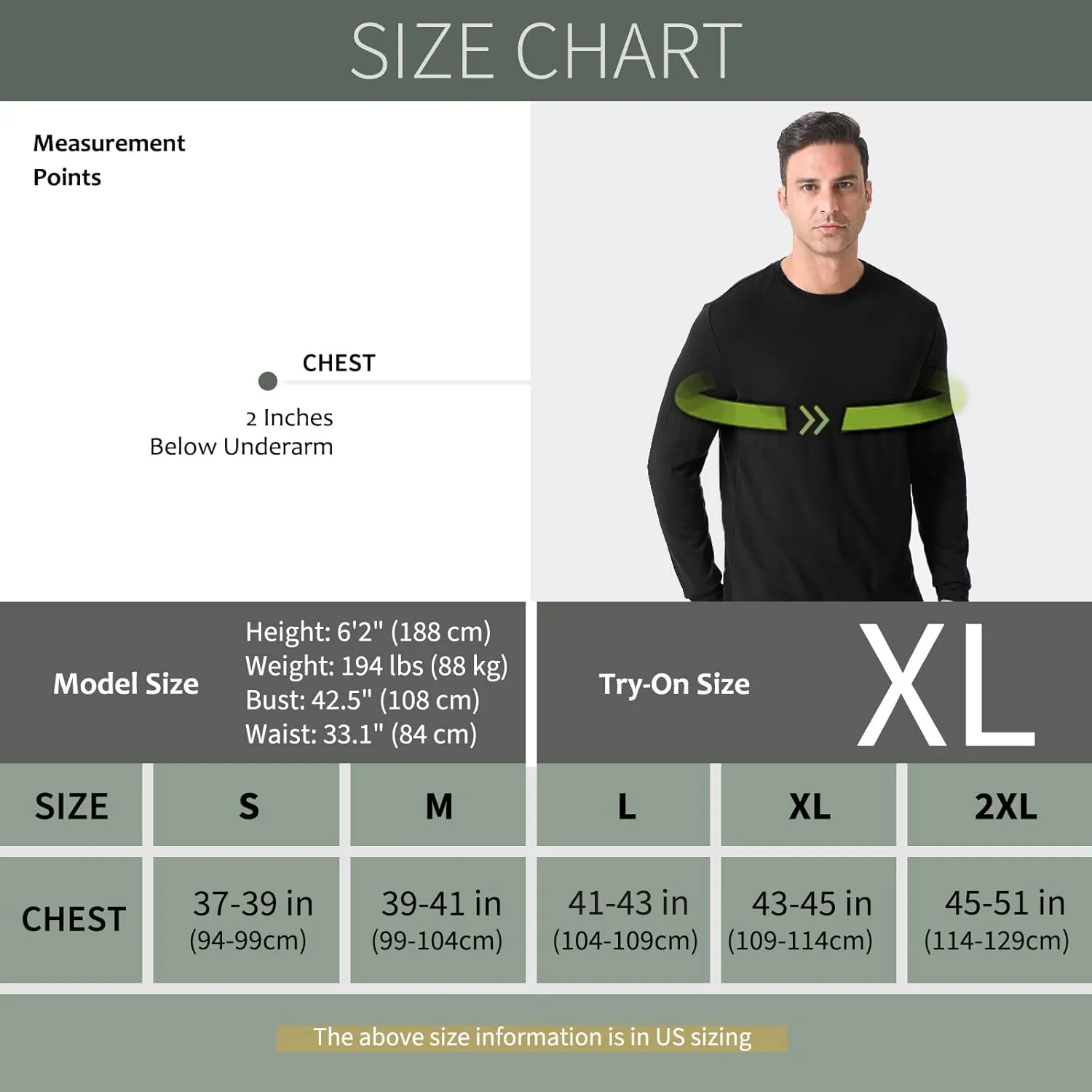 Merino Protect 100% Merino Wool Base Layer Mens Soft Long Sleeve Shirts Odor Resistance Thermal Underwear for Hunting Hiking