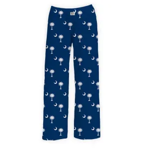 Palm Tree & Moon Pattern Lounge Pants