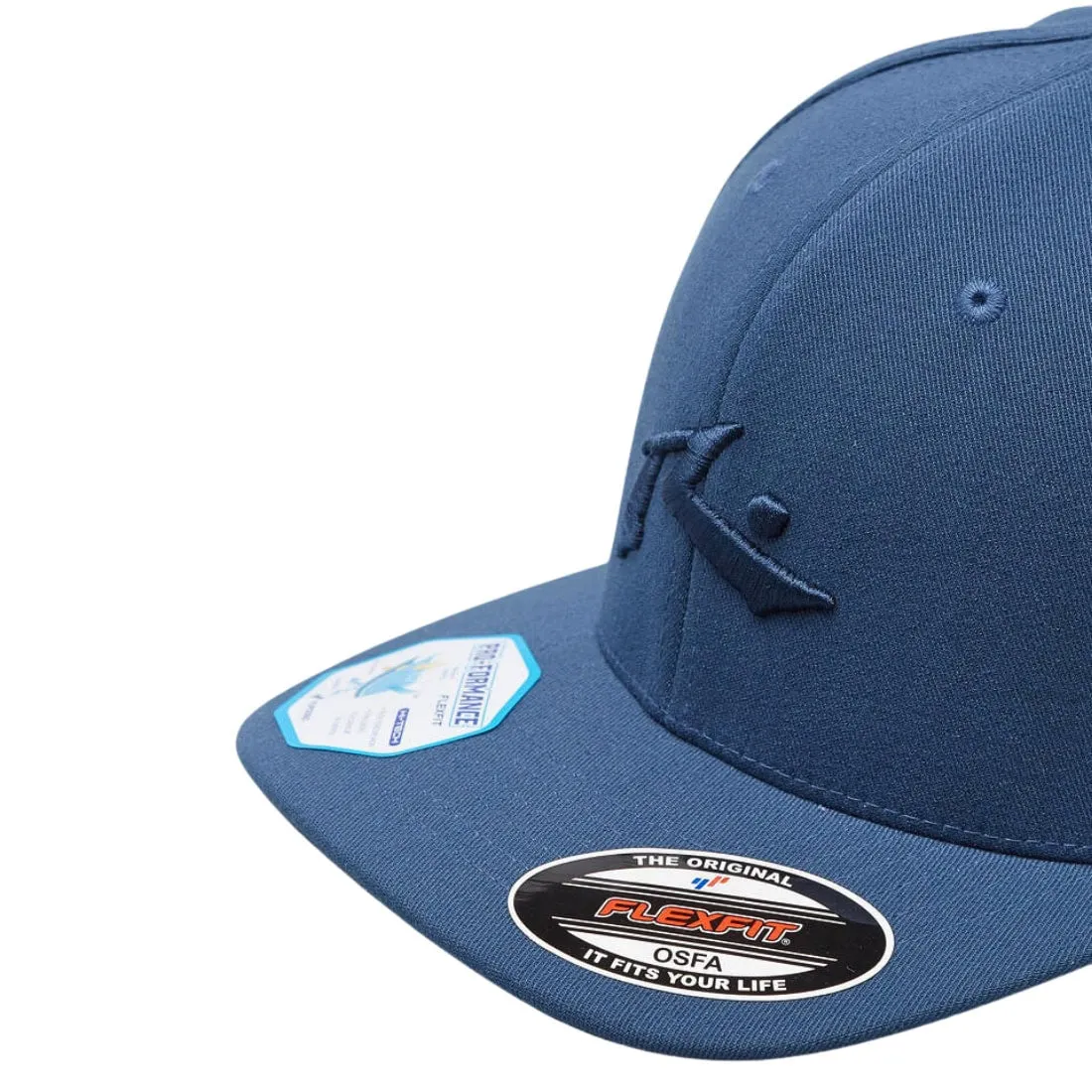Rusty Chronic 4 Flexfit Cap - China Blue
