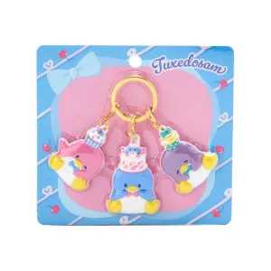Sanrio Tuxedo Sam birthday keyring